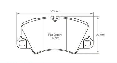 Pagid Racing Brake Pads No. 4580 - Discovery Parts